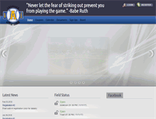 Tablet Screenshot of andersonlittleleague.com